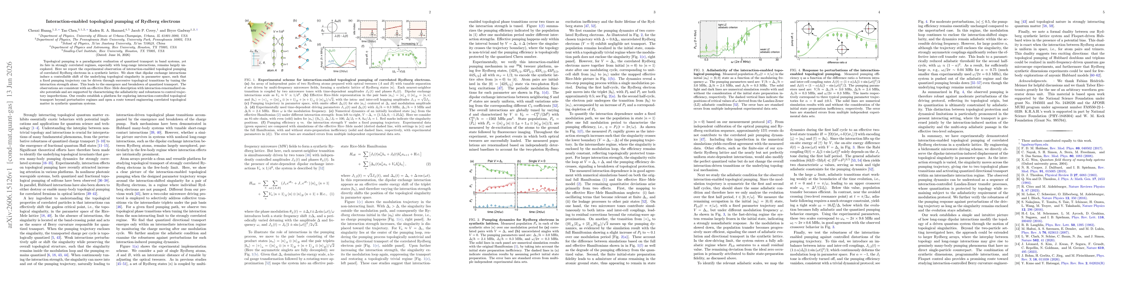 Thumbnail for Interaction-enabled topological pumping of Rydberg electrons