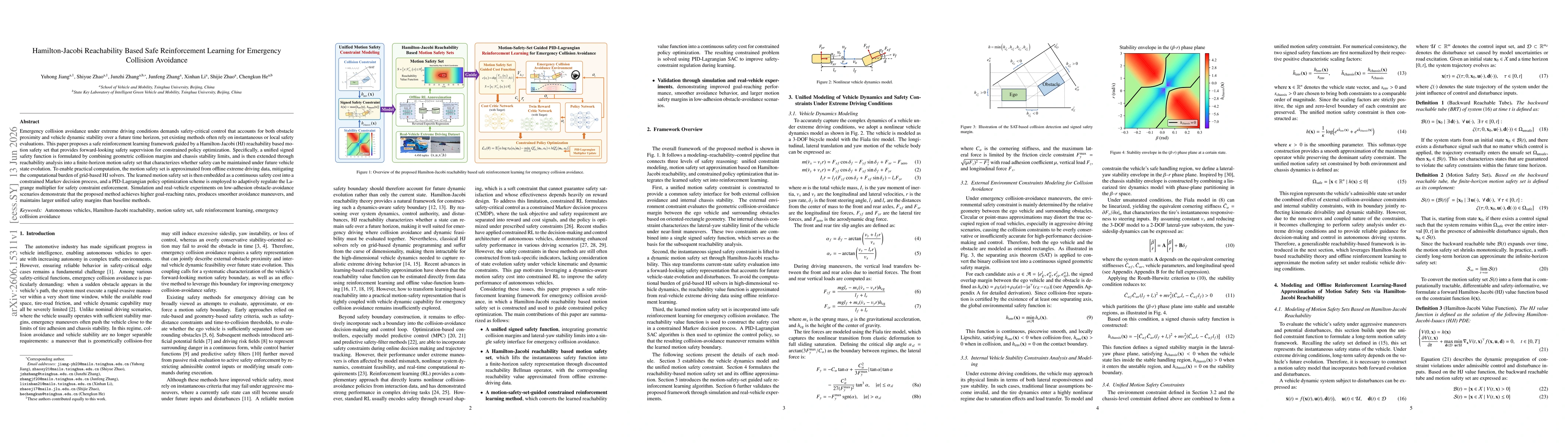 Thumbnail for Hamilton-Jacobi Reachability-Based Safe Reinforcement Learning for Emergency Collision Avoidance