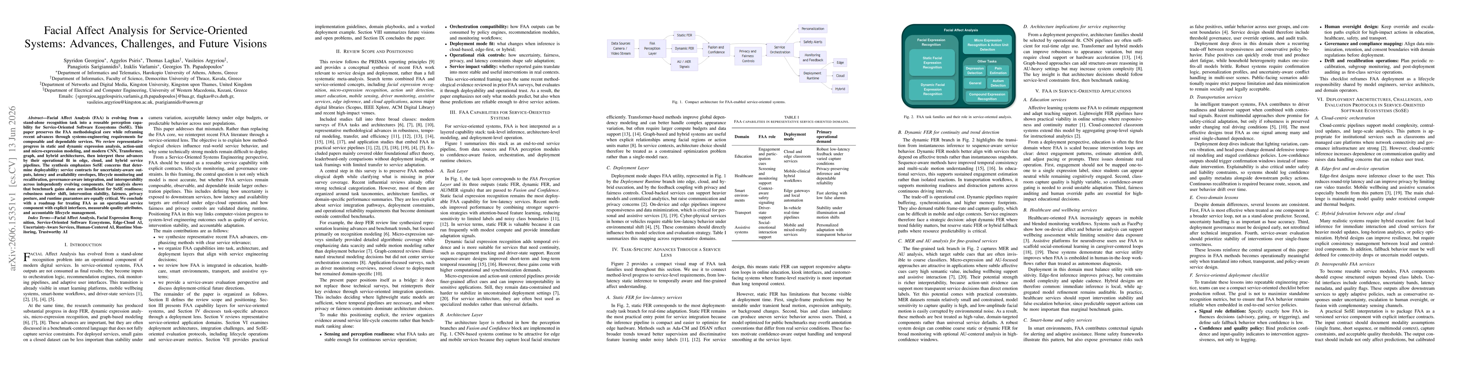 Thumbnail for Facial Affect Analysis for Service-Oriented Systems: Advances, Challenges, and Future Visions