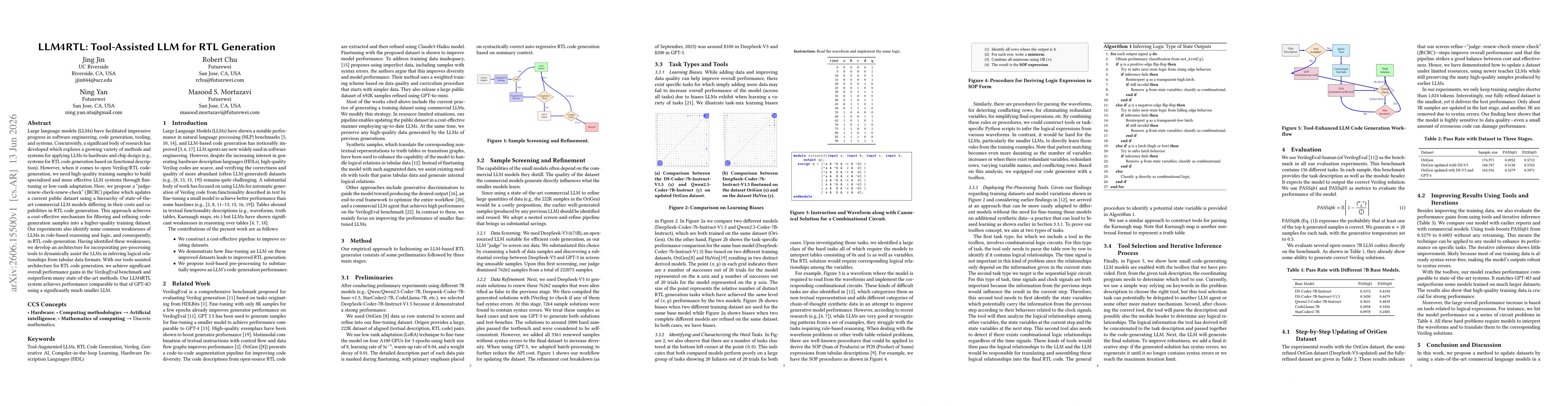 Thumbnail for LLM4RTL: Tool-Assisted LLM for RTL Generation
