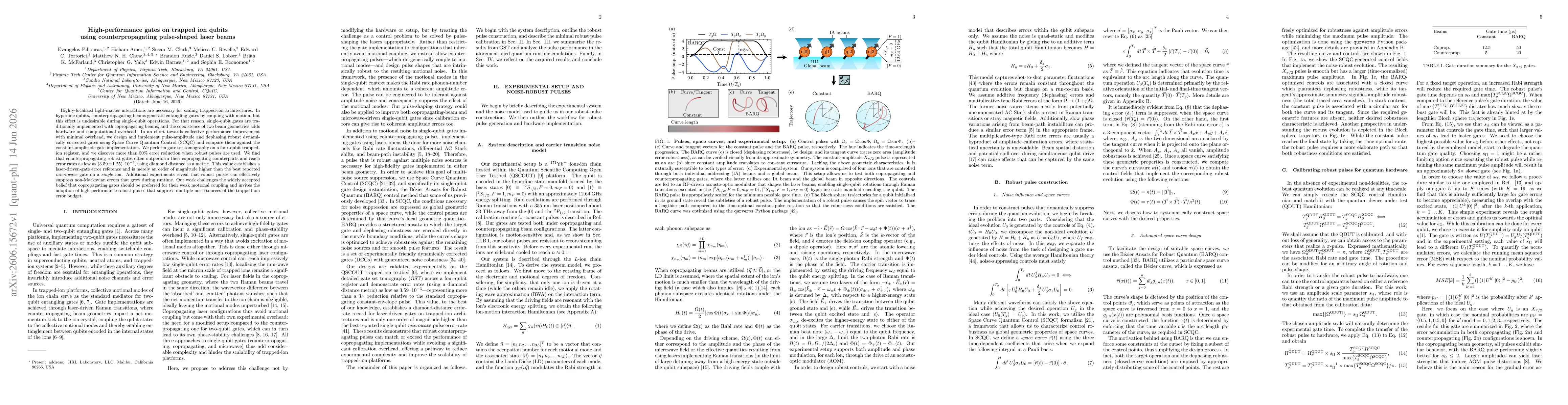 Thumbnail for High-performance gates on trapped ion qubits using counterpropagating pulse-shaped laser beams