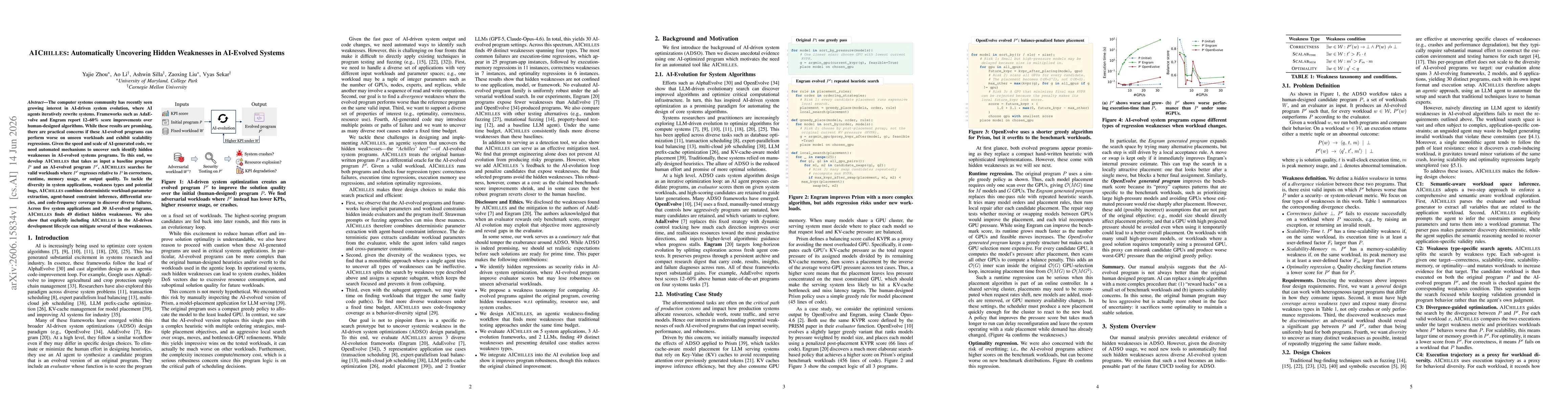 Thumbnail for AIChilles: Automatically Uncovering Hidden Weaknesses in AI-Evolved Systems