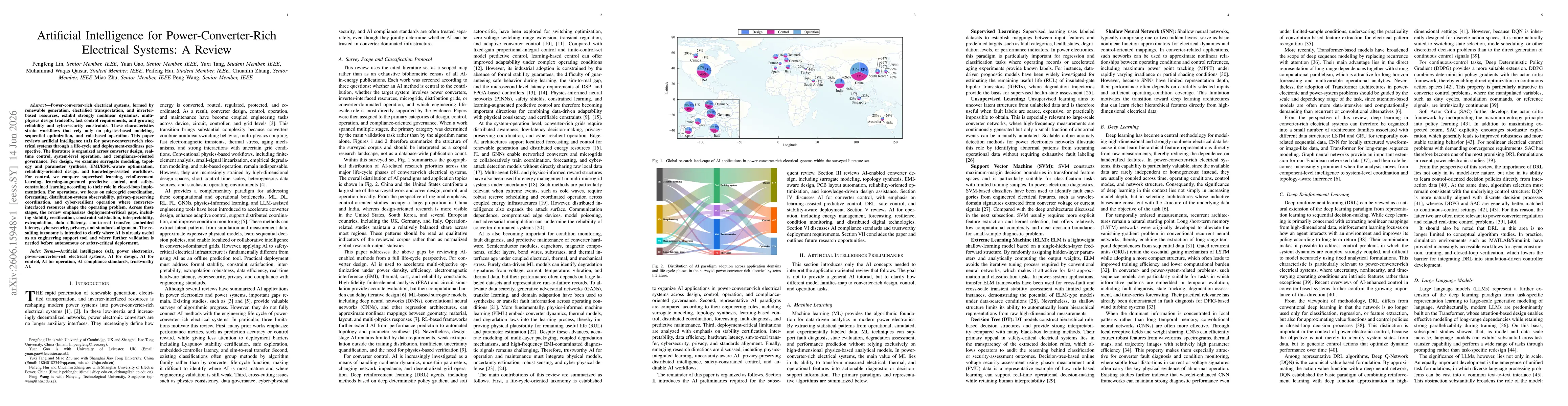 Thumbnail for Artificial Intelligence for Power-Converter-Rich Electrical Systems: A Review