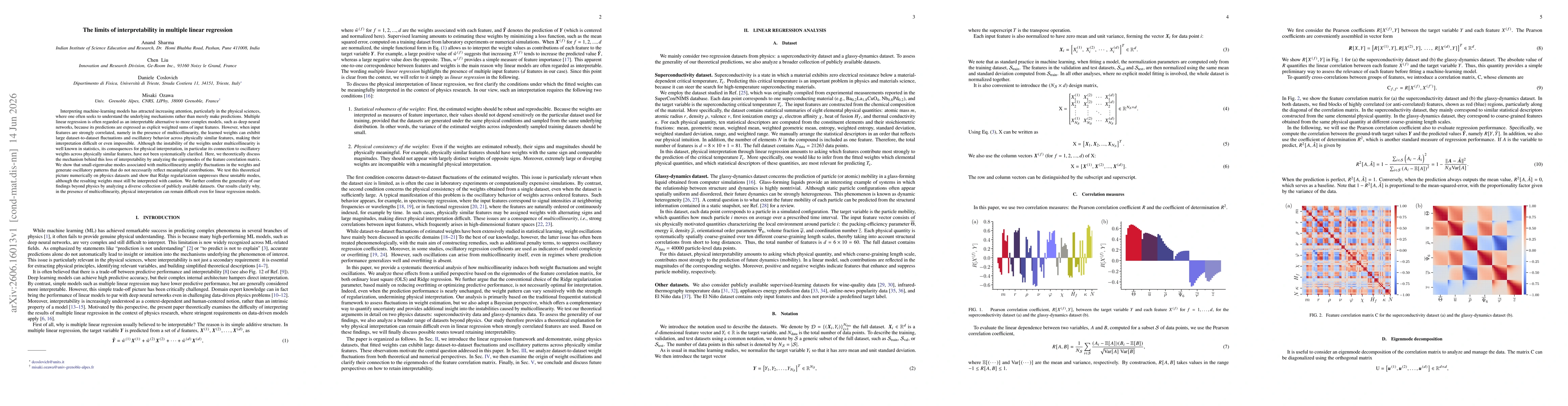 Thumbnail for The limits of interpretability in multiple linear regression