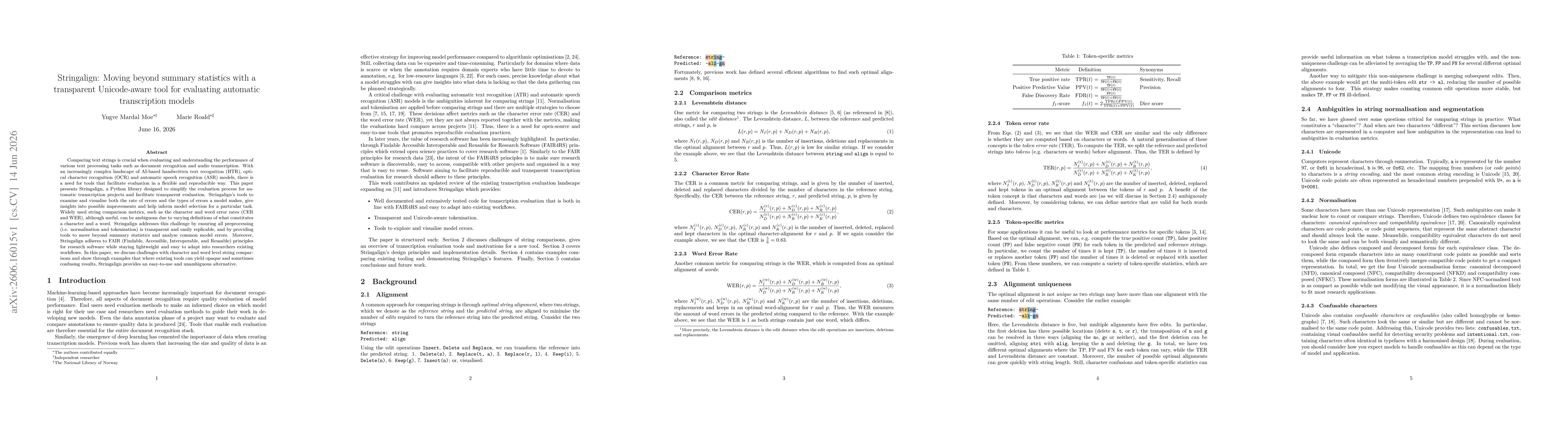 Thumbnail for Stringalign: Moving beyond summary statistics with a transparent Unicode-aware tool for evaluating automatic transcription models