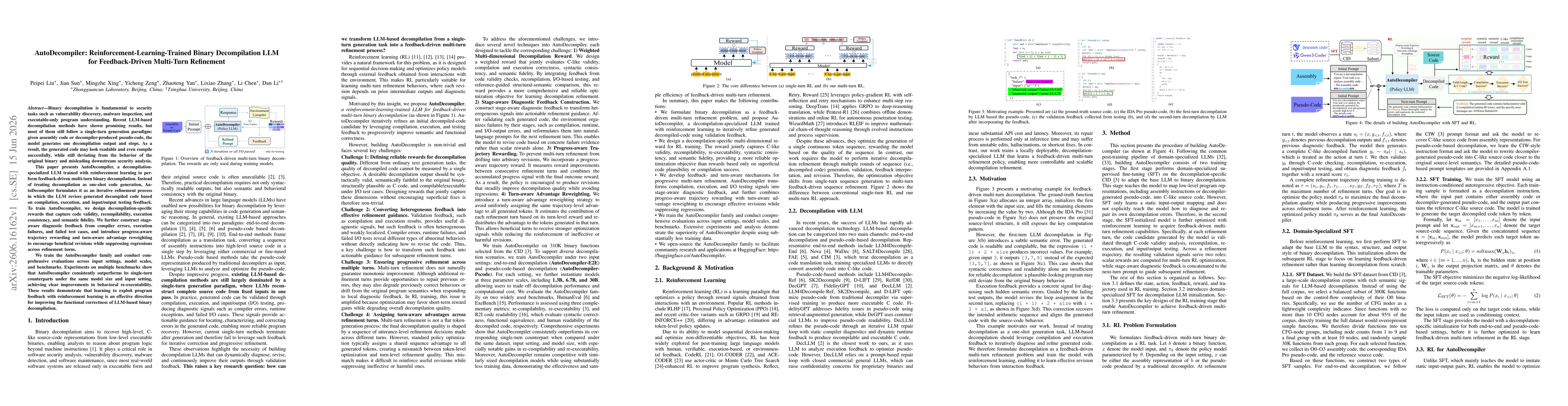 Thumbnail for Binary Decompilation LLM with Feedback-Driven Multi-Turn Refinement