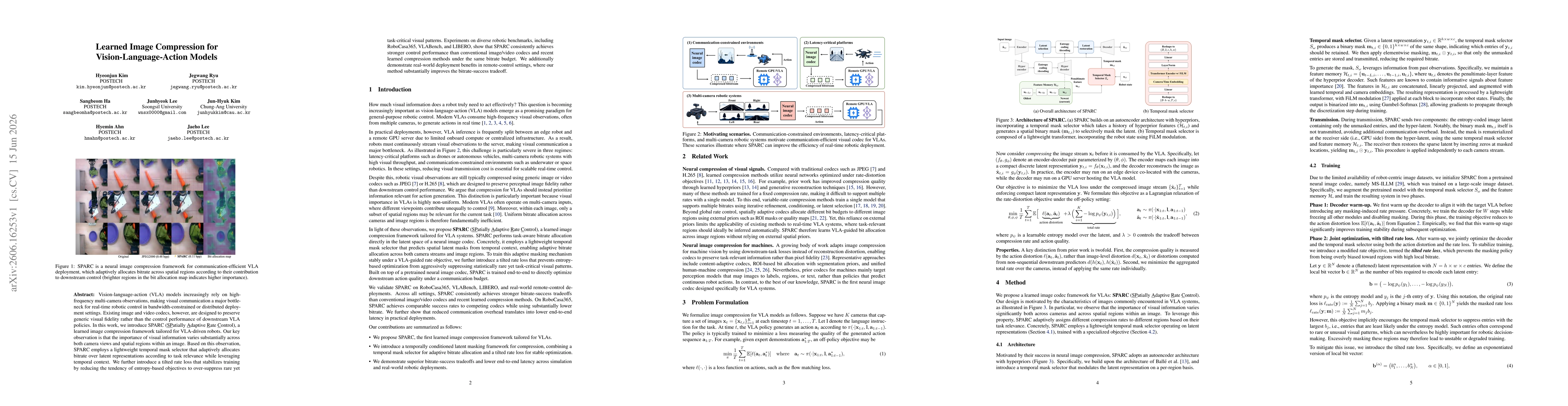 Thumbnail for Learned Image Compression for Vision-Language-Action Models