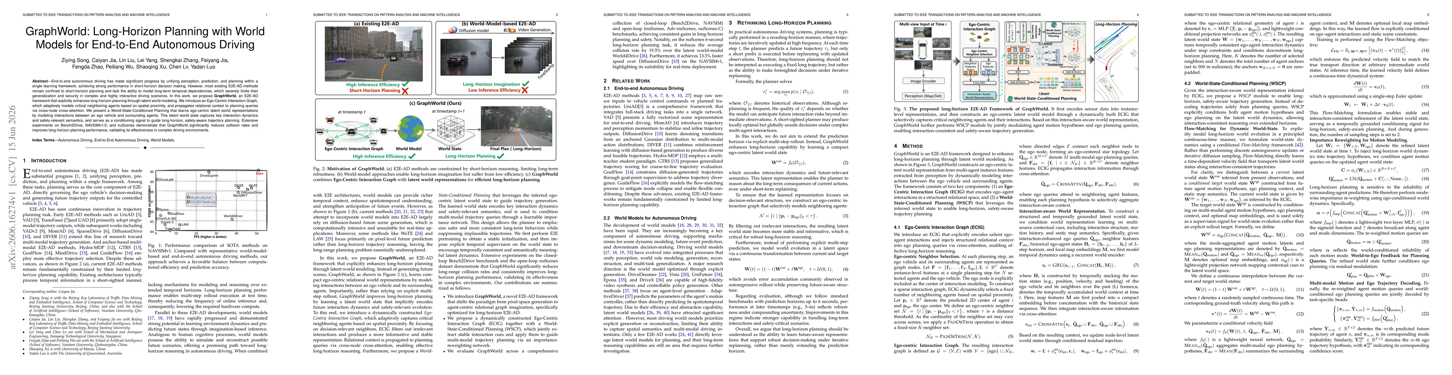 Thumbnail for GraphWorld: Long-Horizon Planning with World Models for End-to-End Autonomous Driving