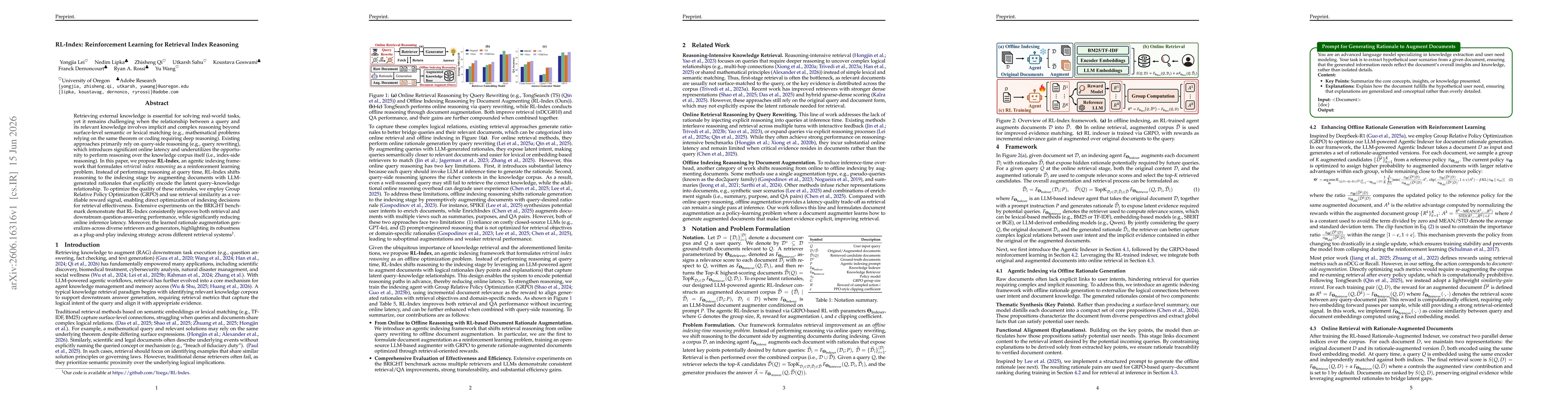 Thumbnail for RL-Index: Reinforcement Learning for Retrieval Index Reasoning
