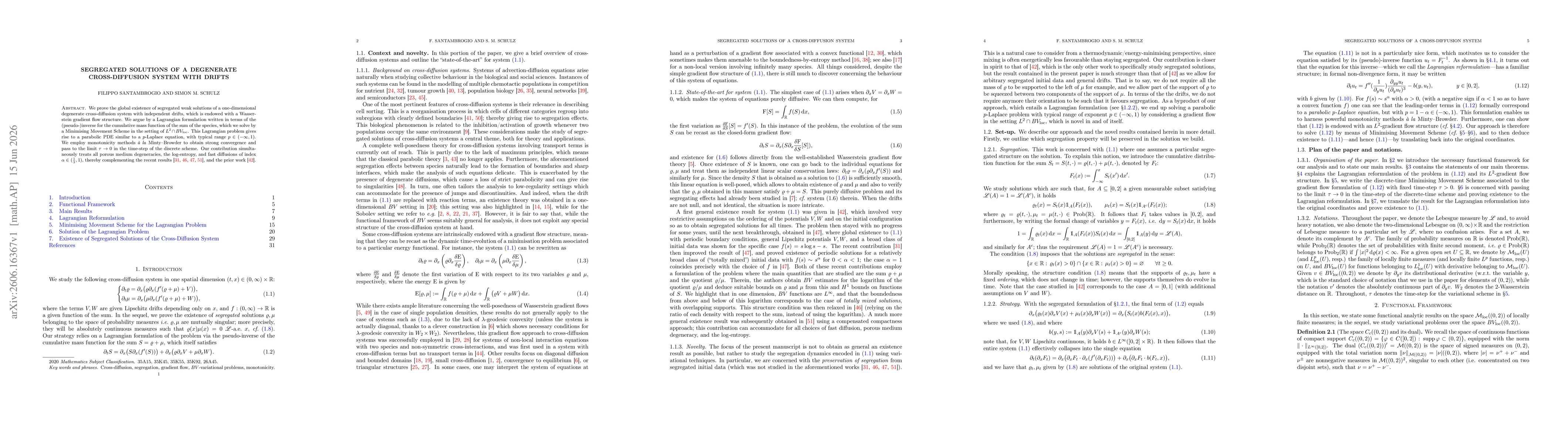 Thumbnail for Segregated solutions of a degenerate cross-diffusion system with drifts