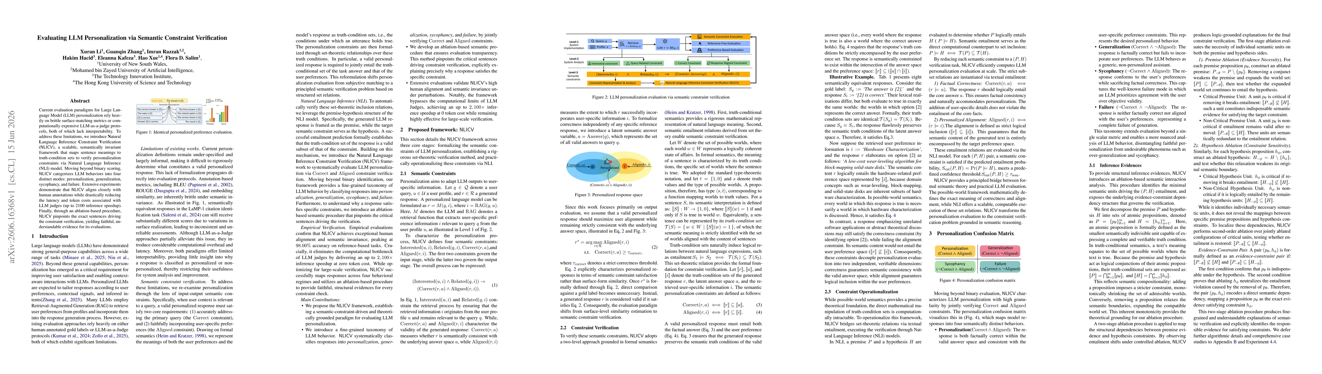 Thumbnail for Evaluating LLM Personalization via Semantic Constraint Verification