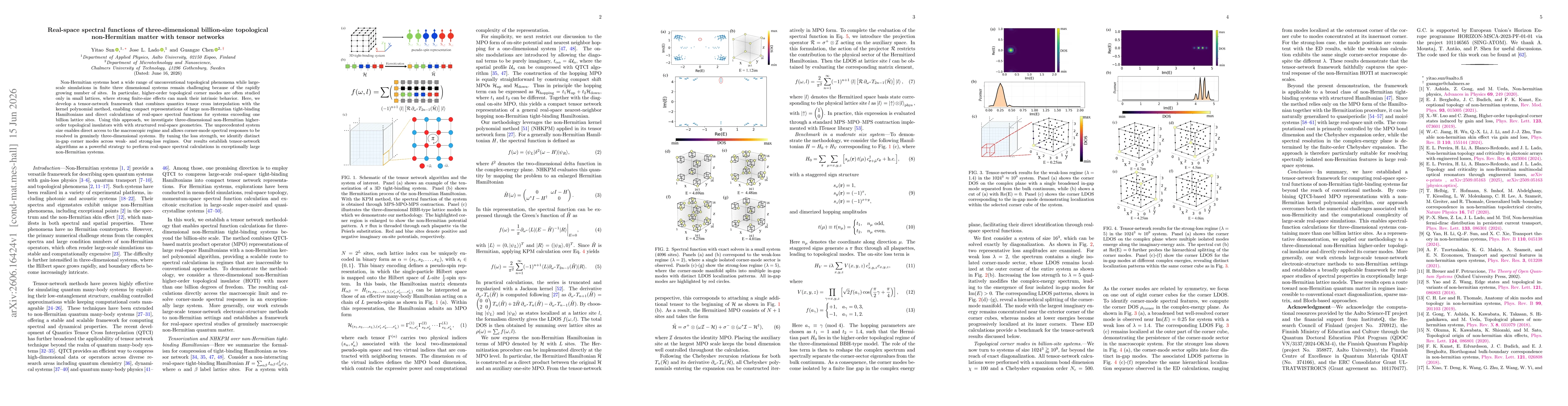 Thumbnail for Real-space spectral functions of three-dimensional billion-size topological non-Hermitian matter with tensor networks