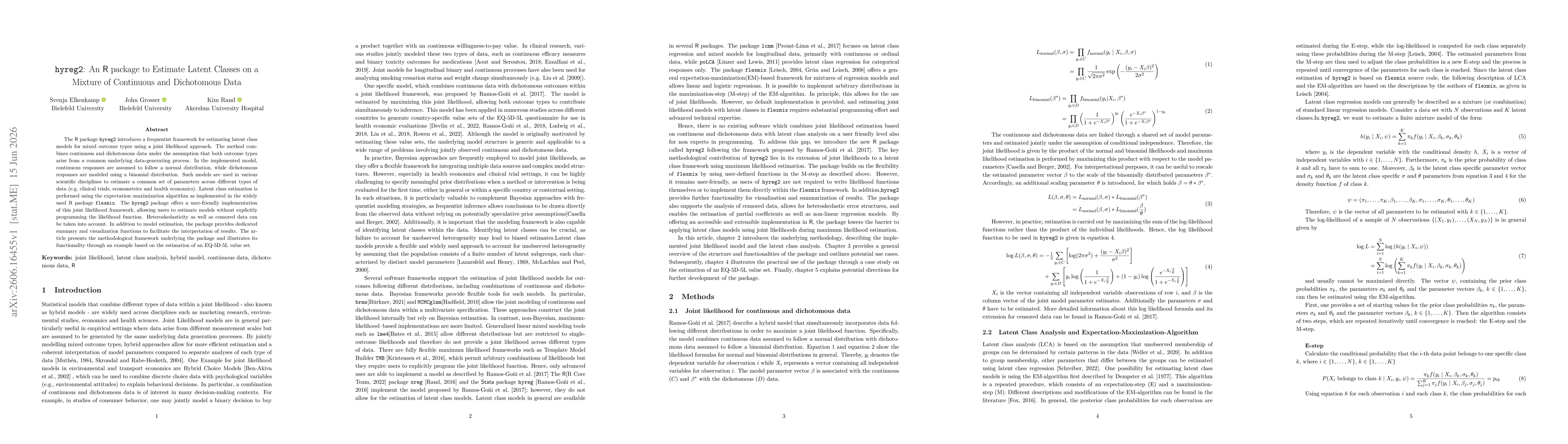 Thumbnail for hyreg2: An R package to Estimate Latent Classes on a Mixture of Continuous and Dichotomous Data