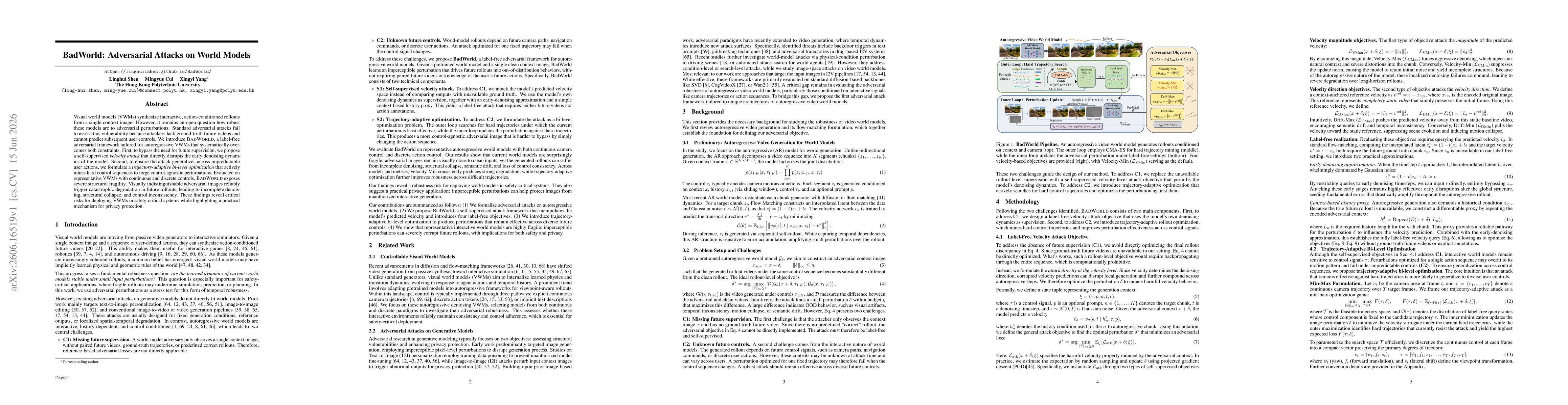 Thumbnail for BadWorld: Adversarial Attacks on World Models