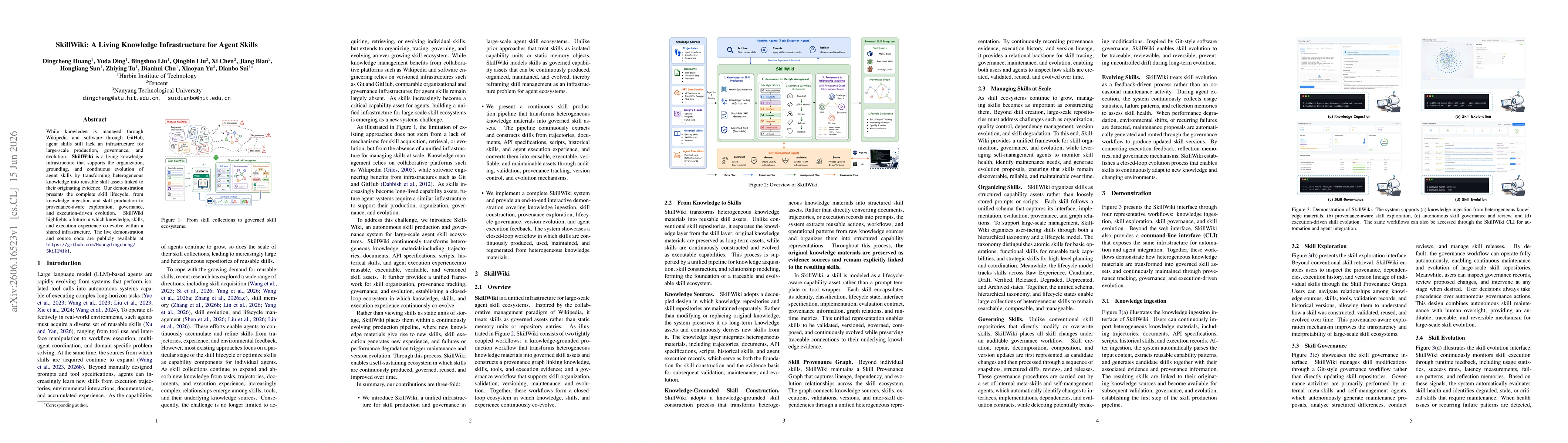 Thumbnail for SkillWiki: A Living Knowledge Infrastructure for Agent Skills