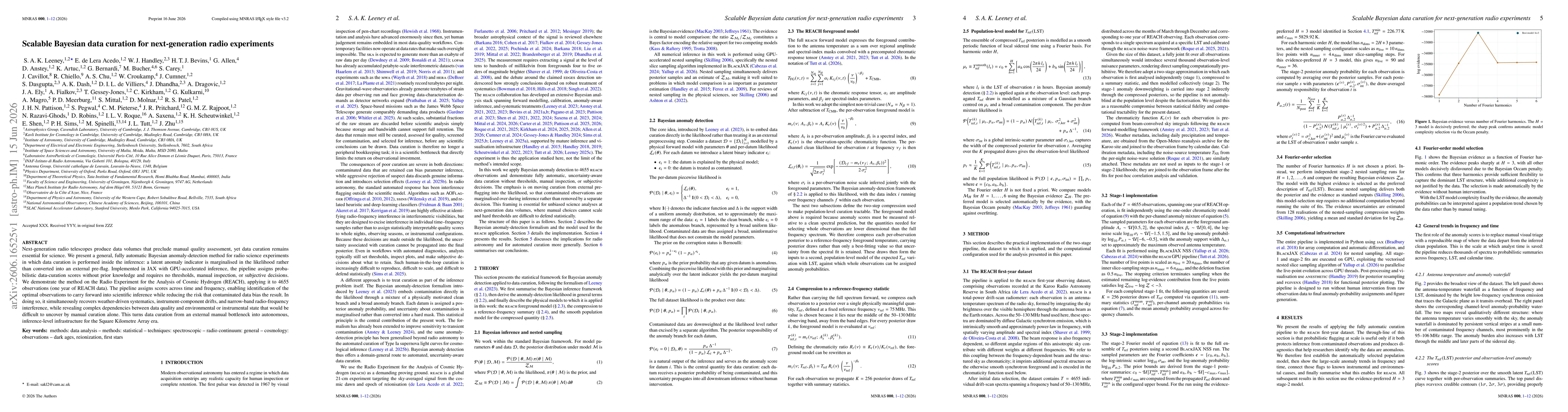 Thumbnail for Scalable Bayesian data curation for next-generation radio experiments