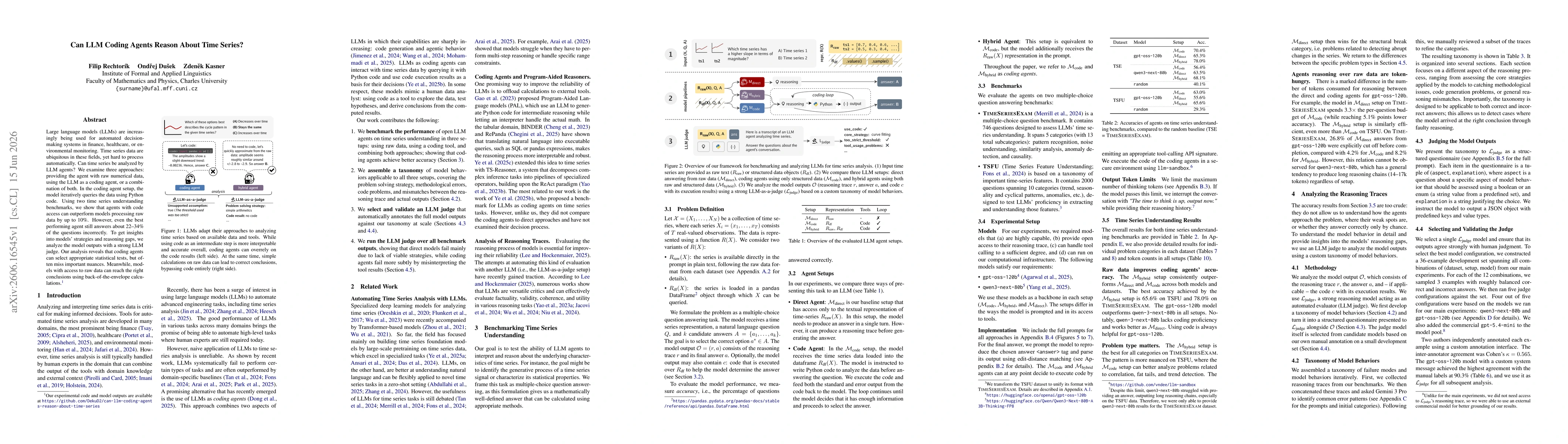 Thumbnail for Can LLM Coding Agents Reason About Time Series?