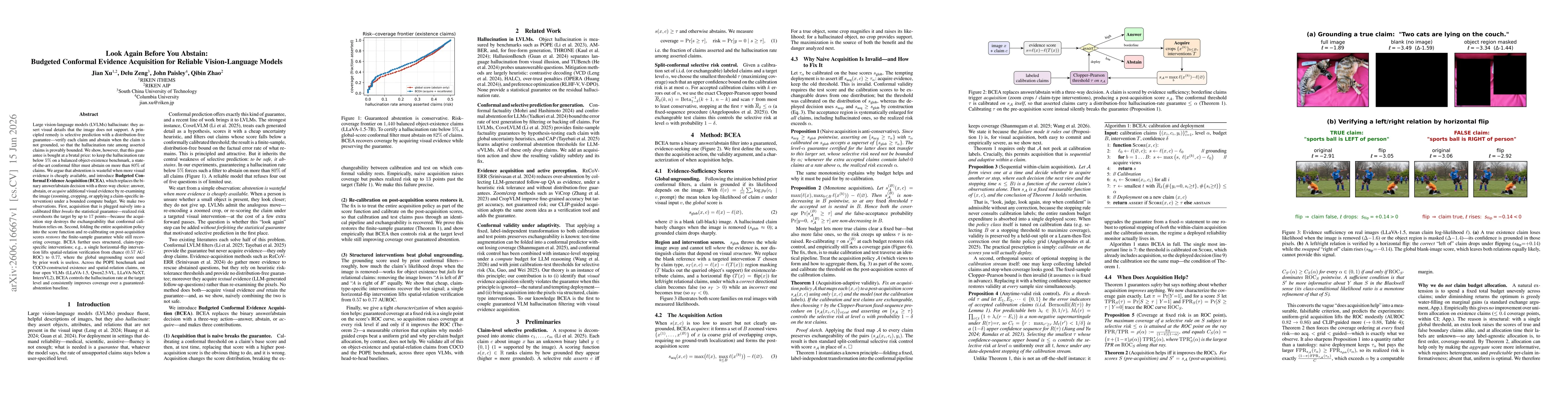 Thumbnail for Look Again Before You Abstain:Budgeted Conformal Evidence Acquisition for Reliable Vision-Language Model