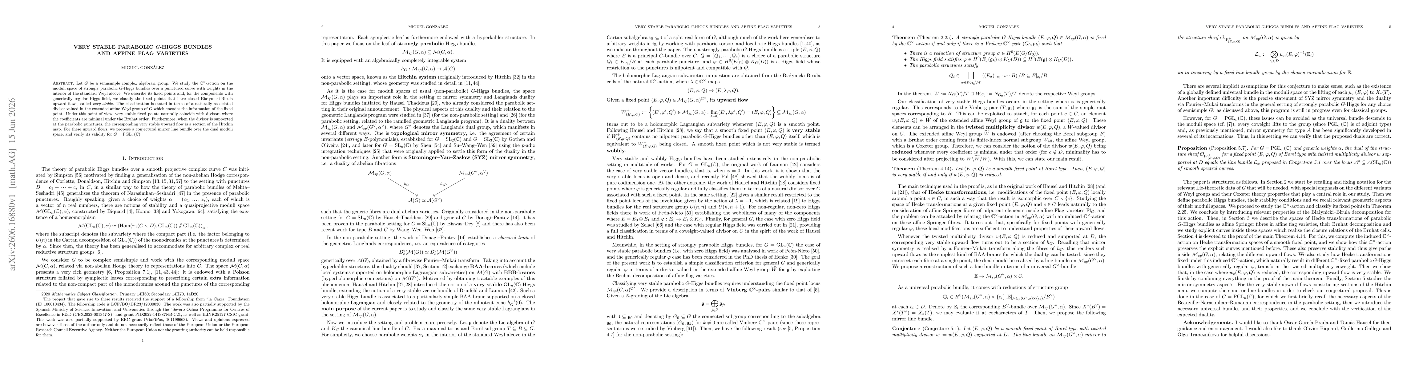 Thumbnail for Very stable parabolic $G$-Higgs bundles and affine flag varieties