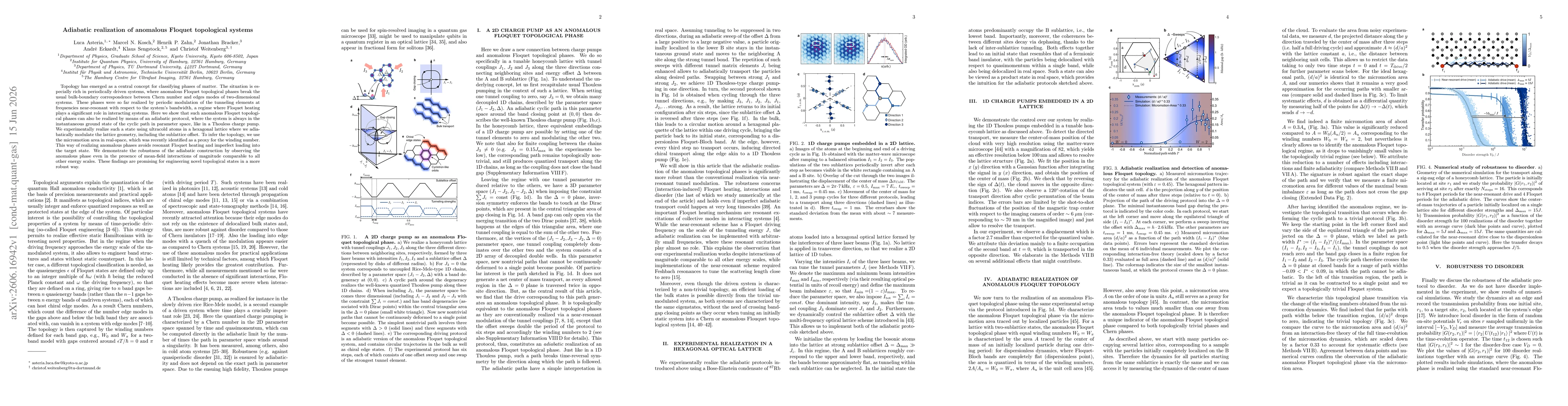 Thumbnail for Adiabatic realization of anomalous Floquet topological systems