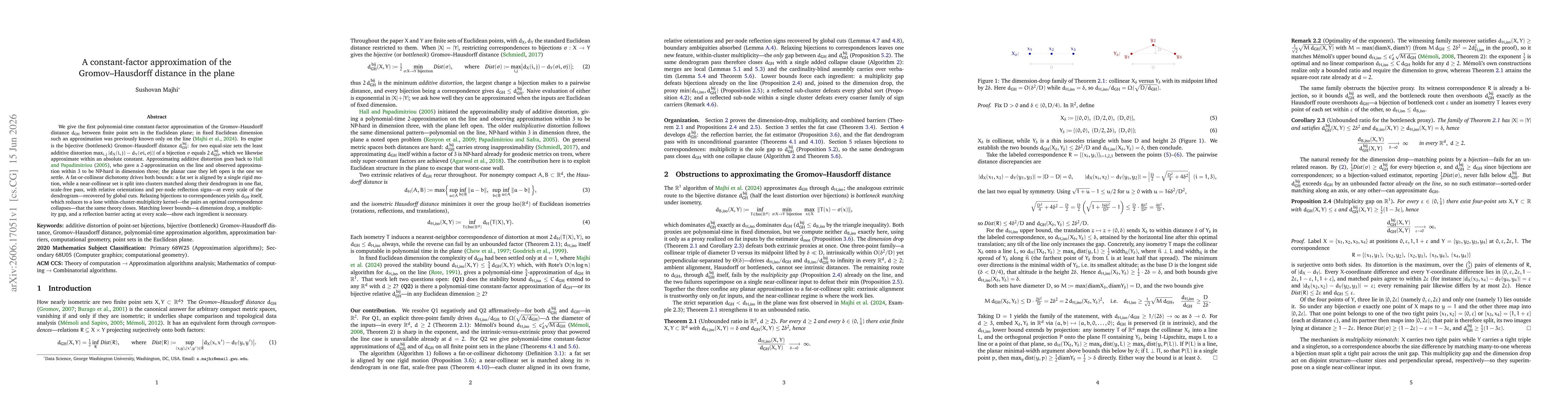 Thumbnail for A constant-factor approximation of the Gromov-Hausdorff distance in the plane