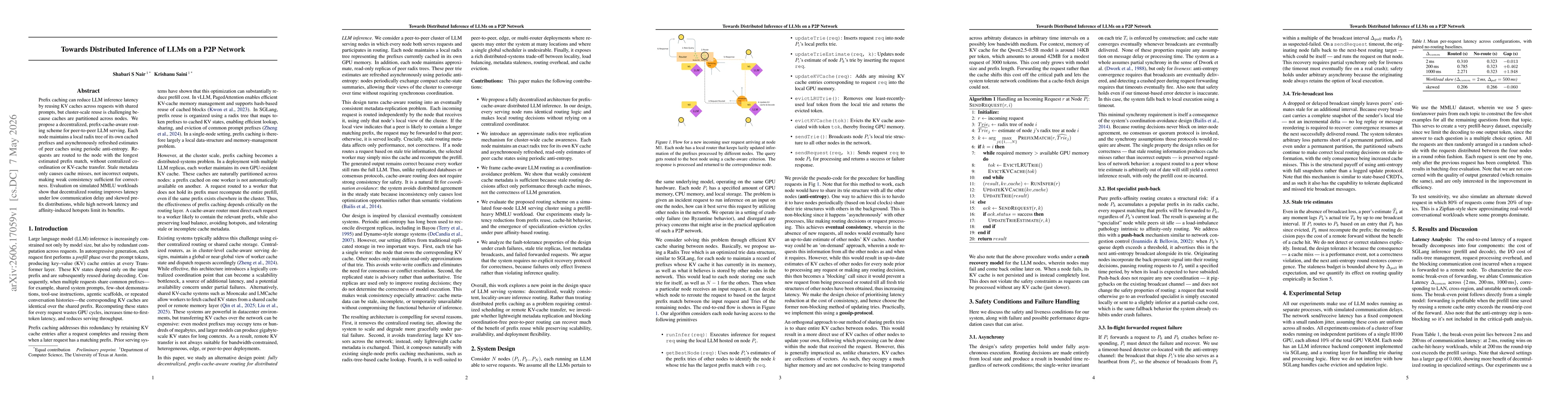 Thumbnail for Towards Distributed Inference of LLMs on a P2P Network