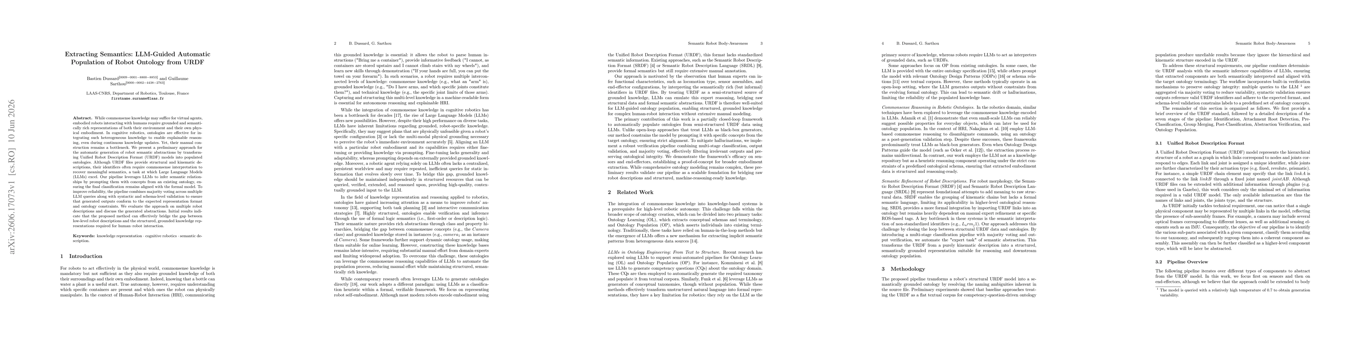 Thumbnail for Extracting Semantics: LLM-Guided Automatic Population of Robot Ontology from URDF