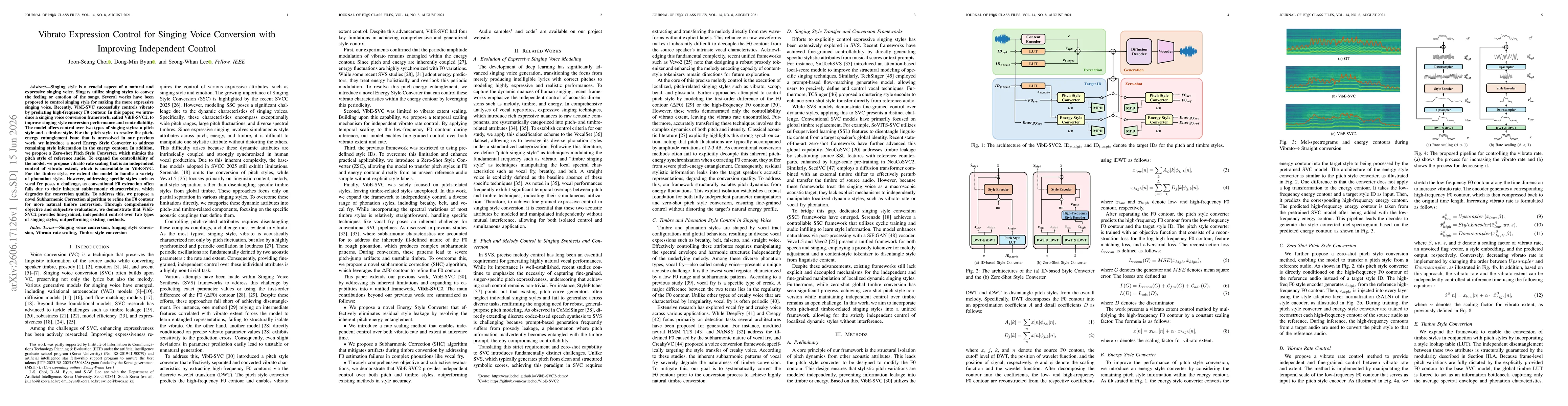 Thumbnail for Vibrato Expression Control for Singing Voice Conversion with Improving Independent Control