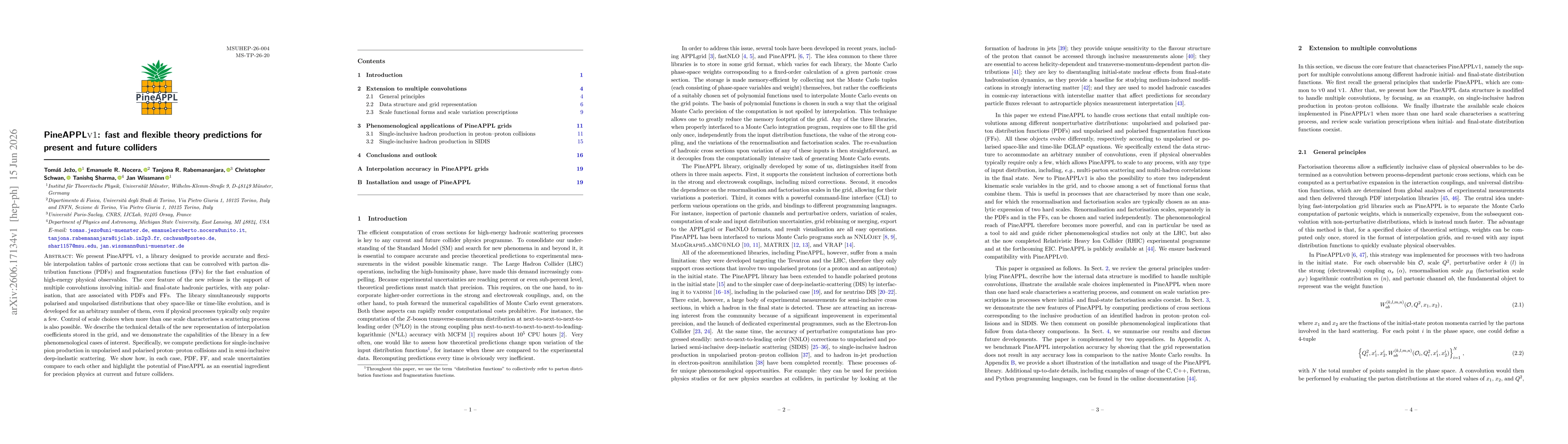 Thumbnail for PineAPPLv1: fast and flexible theory predictions for present and future colliders