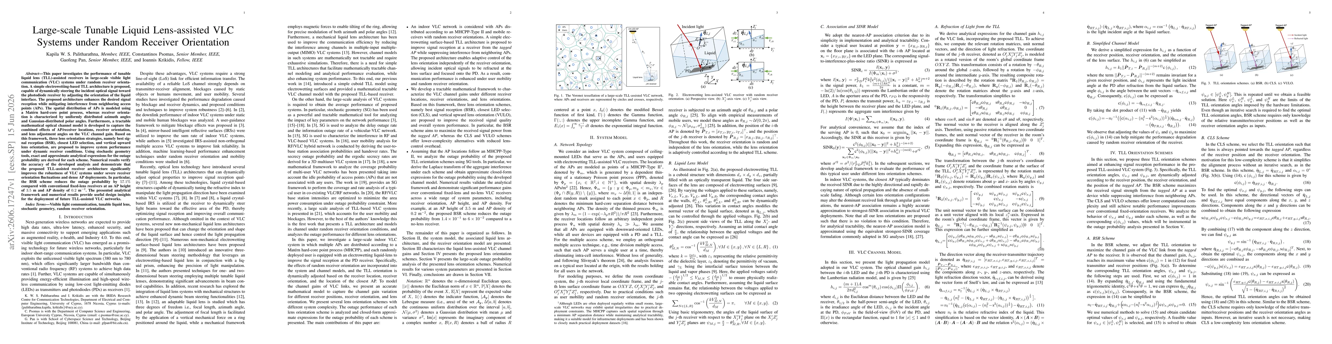 Thumbnail for Large-scale Tunable Liquid Lens-assisted VLC Systems under Random Receiver Orientation