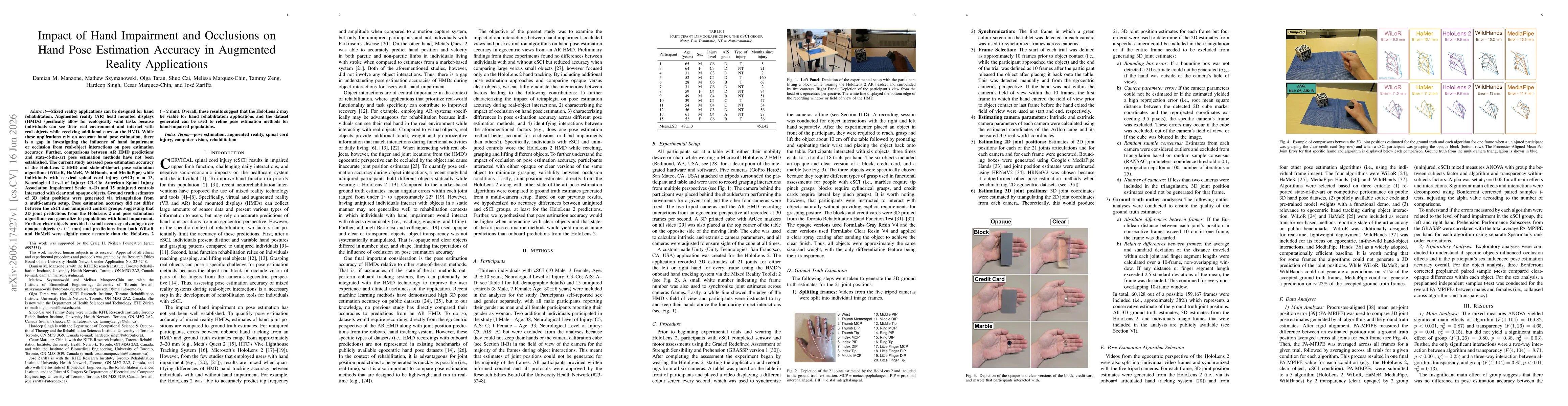 Thumbnail for Impact of Hand Impairment and Occlusions on Hand Pose Estimation Accuracy in Augmented Reality Applications