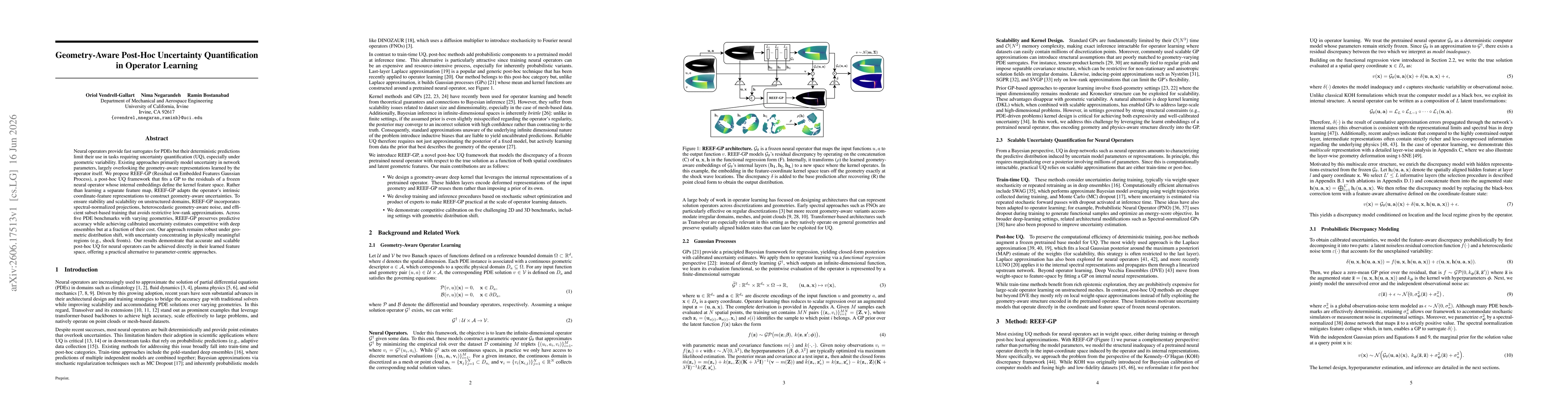 Thumbnail for Geometry-Aware Post-Hoc Uncertainty Quantification in Operator Learning