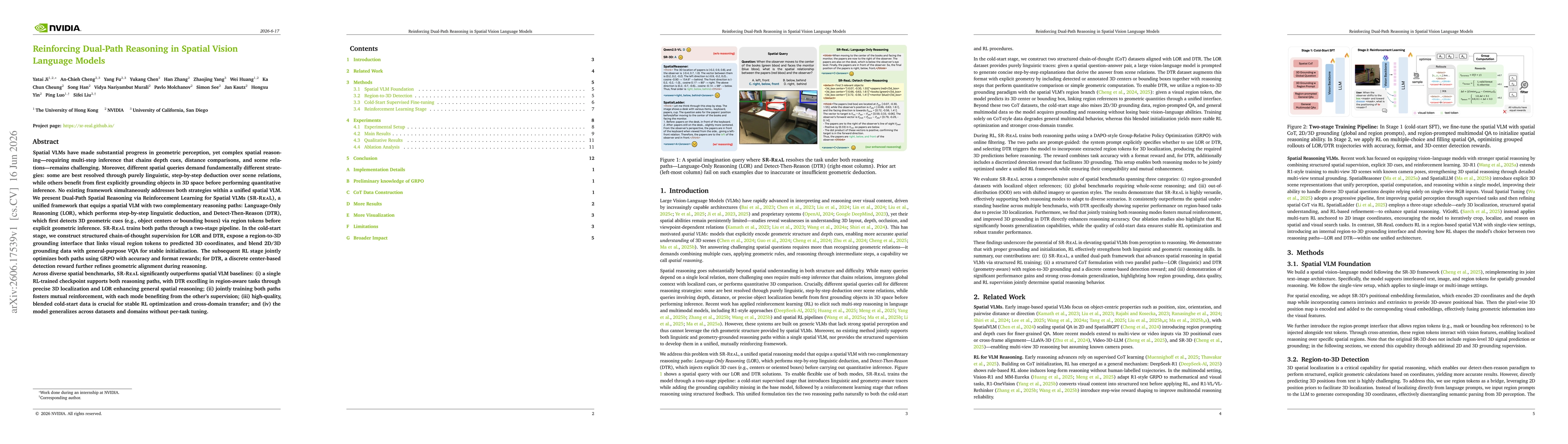 Thumbnail for Reinforcing Dual-Path Reasoning in Spatial Vision Language Models