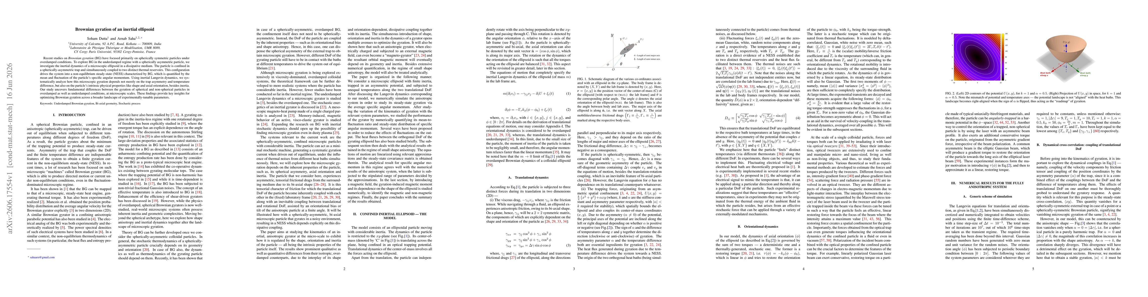 Thumbnail for Brownian gyration of an inertial ellipsoid