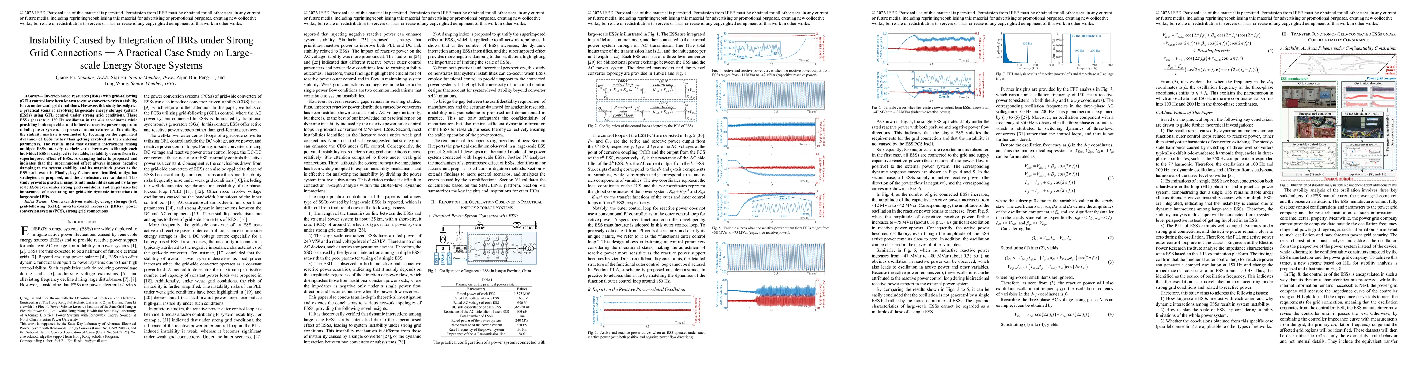 Thumbnail for Instability Caused by Integration of IBRs under Strong Grid Connections -- A Practical Case Study on Large-scale Energy Storage Systems