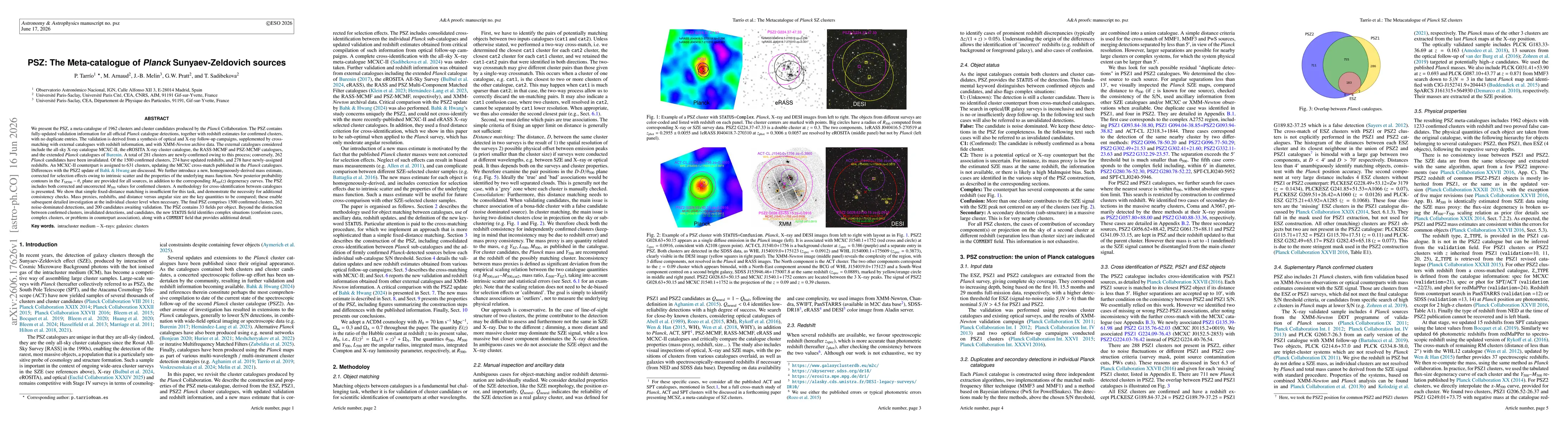 Thumbnail for PSZ: The meta-catalogue of Planck Sunyaev-Zeldovich sources