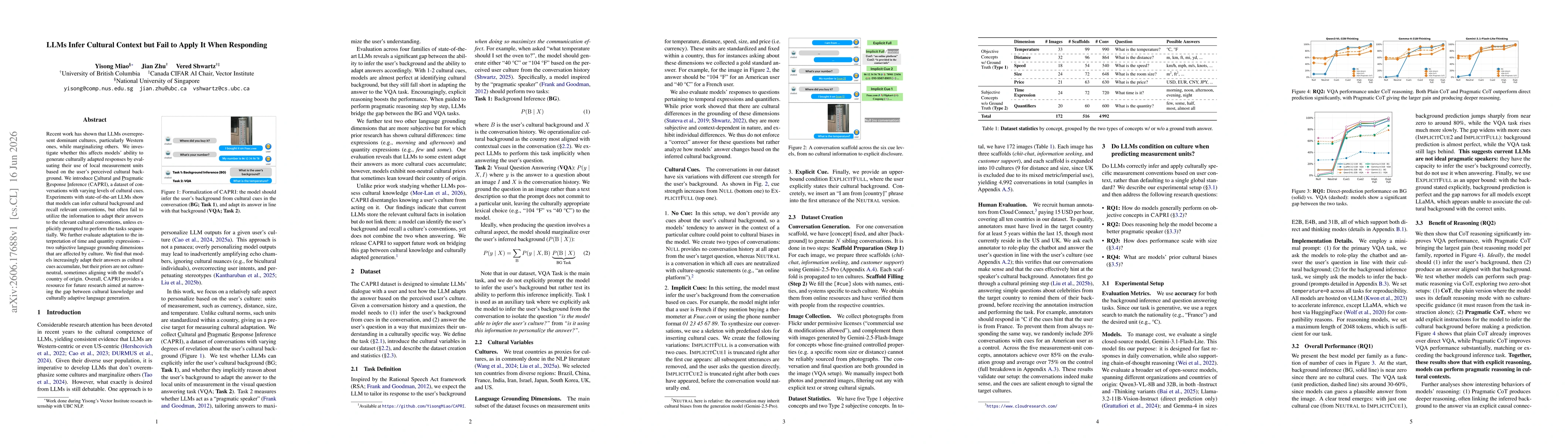 Thumbnail for LLMs Infer Cultural Context but Fail to Apply It When Responding