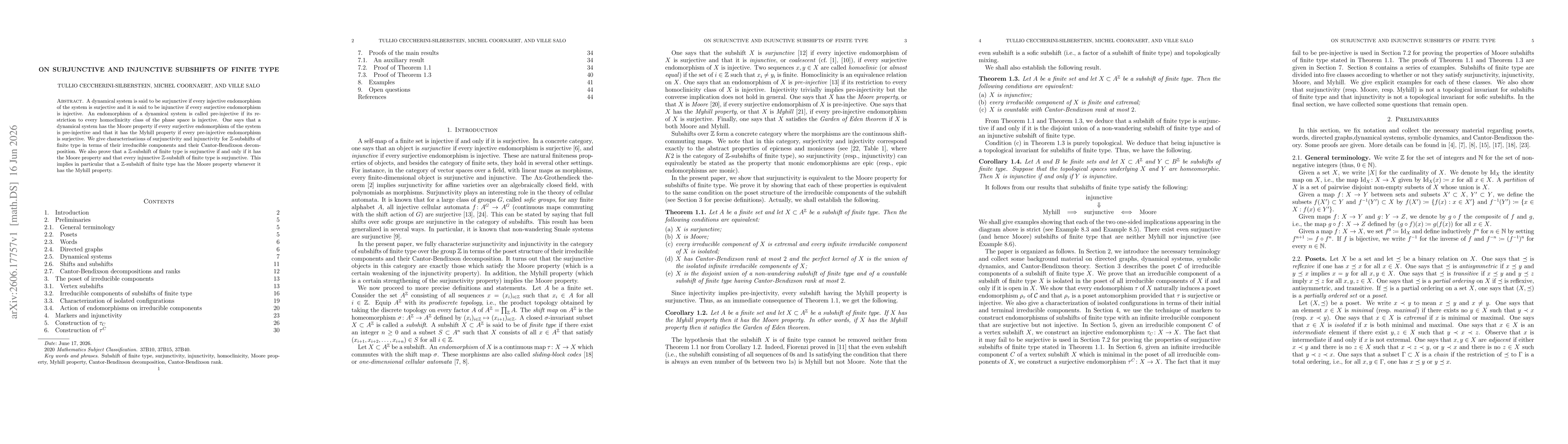 Thumbnail for On surjunctive and injunctive subshifts of finite type