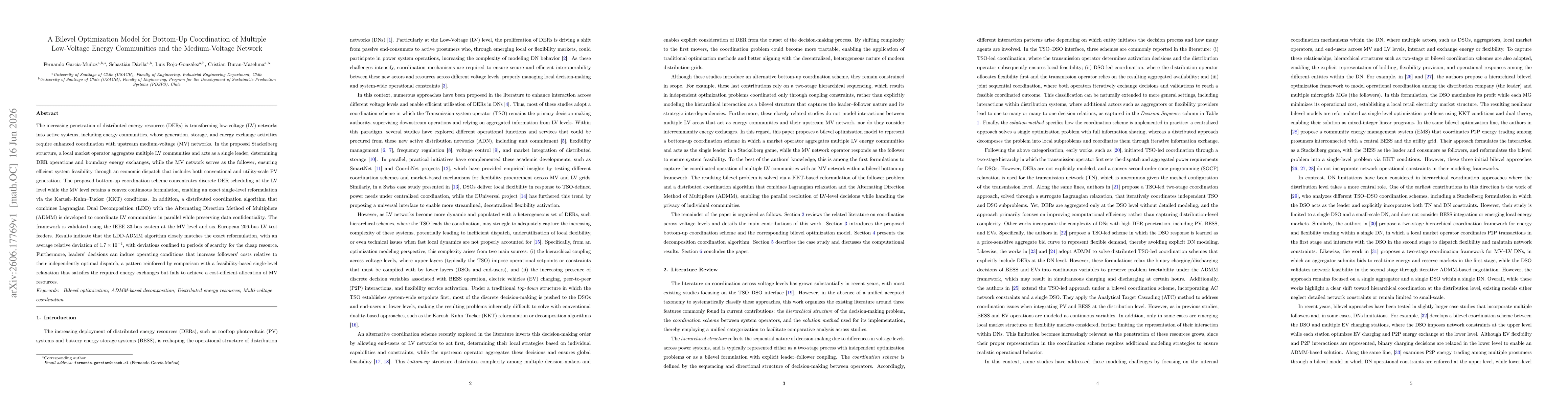 Thumbnail for A Bilevel Optimization Model for Bottom-Up Coordination of Multiple Low-Voltage Energy Communities and the Medium-Voltage Network