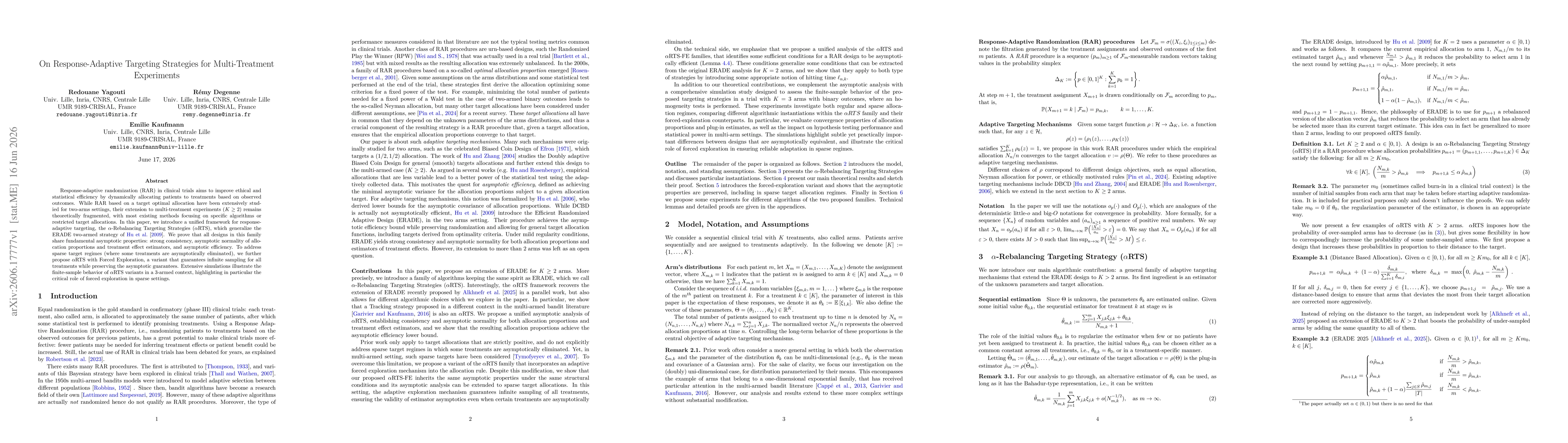 Thumbnail for On Response-Adaptive Targeting Strategies for Multi-Treatment Experiments
