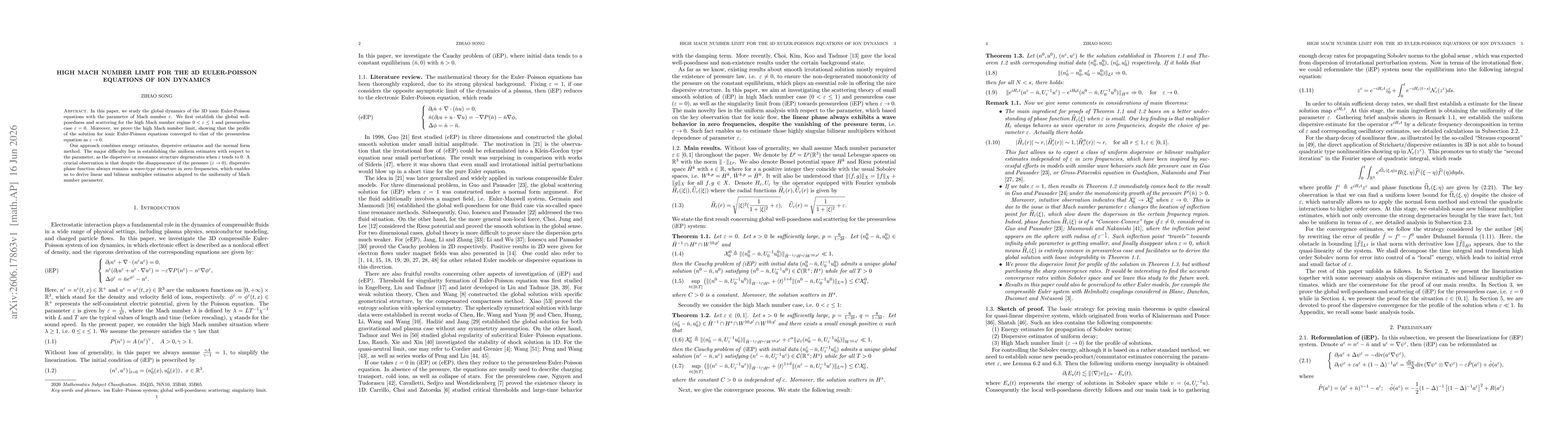 Thumbnail for High Mach number limit for the 3D Euler-Poisson equations of ion dynamics