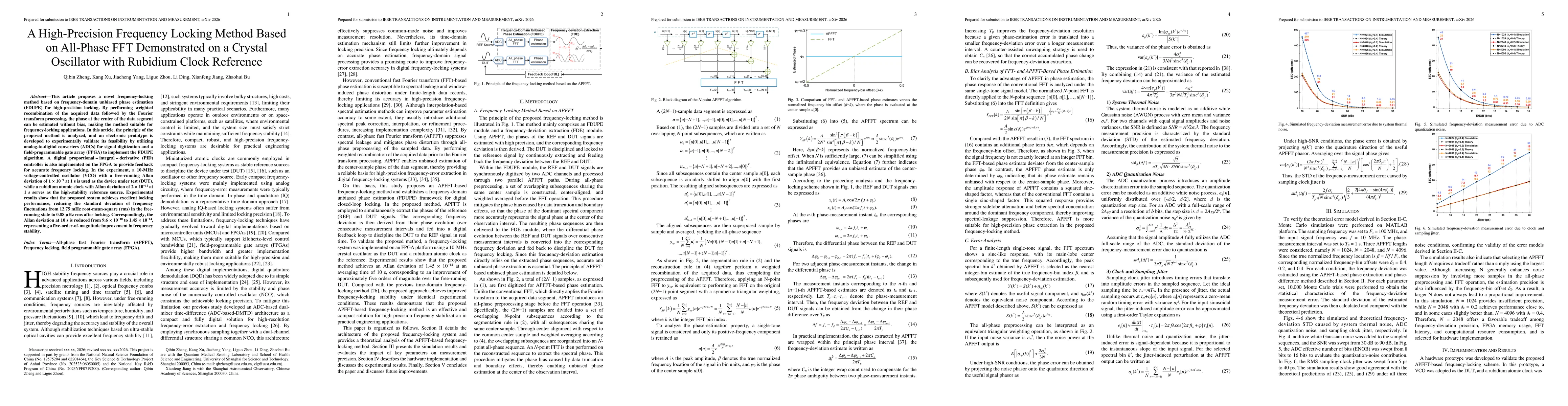 Thumbnail for A High-Precision Frequency Locking Method Based on All-Phase FFT Demonstrated on a Crystal Oscillator with Rubidium Clock Reference