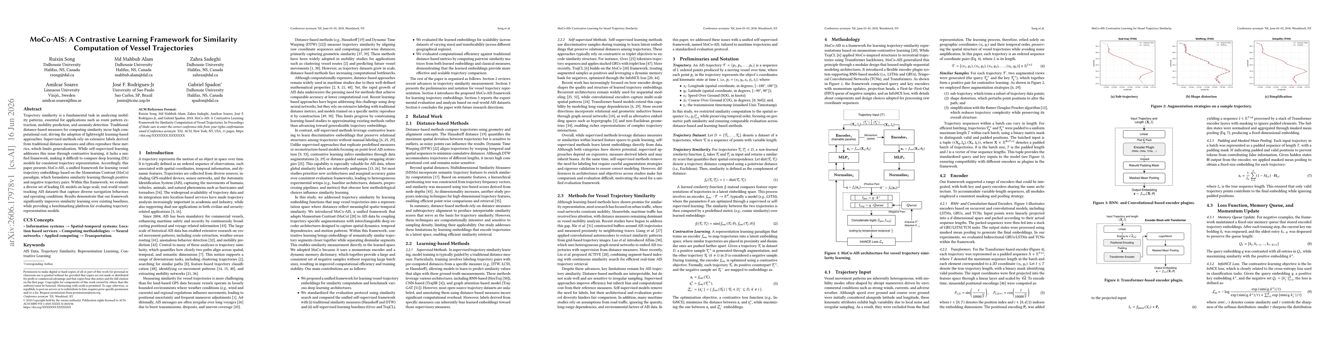 Thumbnail for MoCo-AIS: A Contrastive Learning Framework for Similarity Computation of Vessel Trajectories