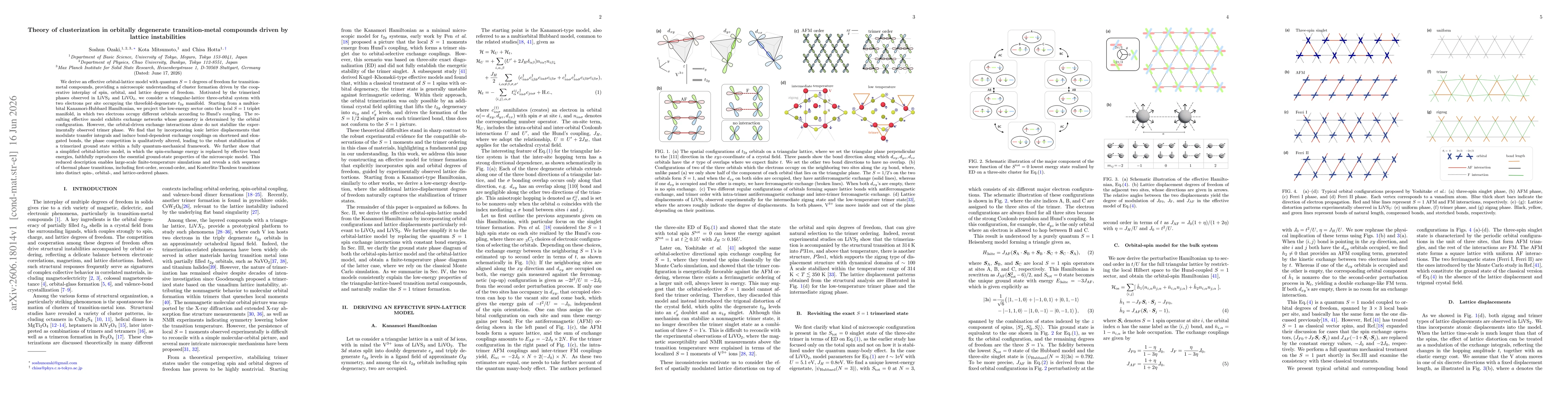 Thumbnail for Theory of clusterization in orbitally degenerate transition-metal compounds driven by lattice instabilities