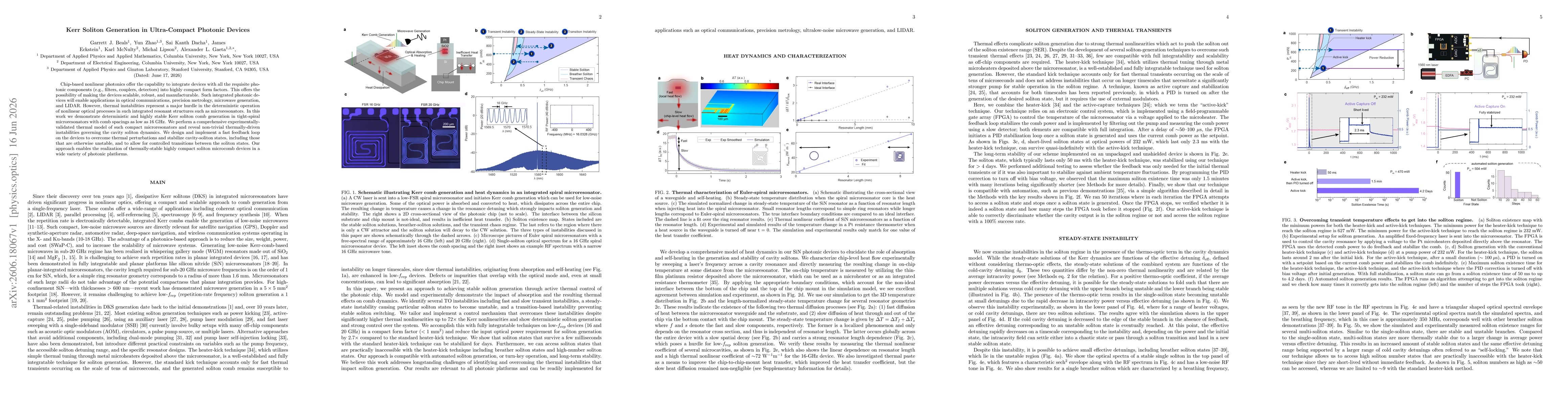 Thumbnail for Kerr Soliton Generation in Ultra-Compact Photonic Devices