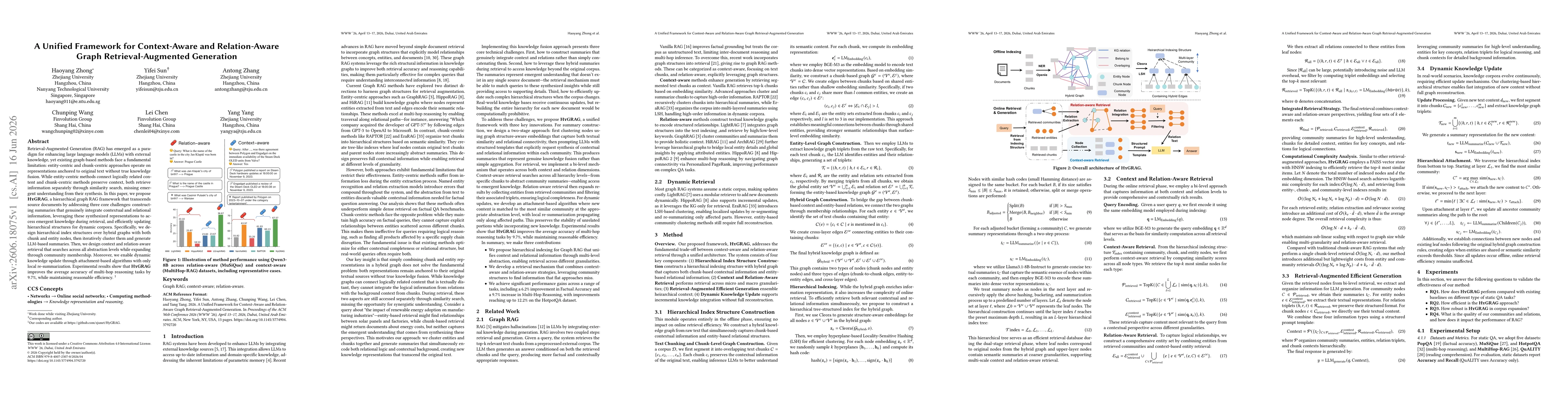 Thumbnail for A Unified Framework for Context-Aware and Relation-Aware Graph Retrieval-Augmented Generation