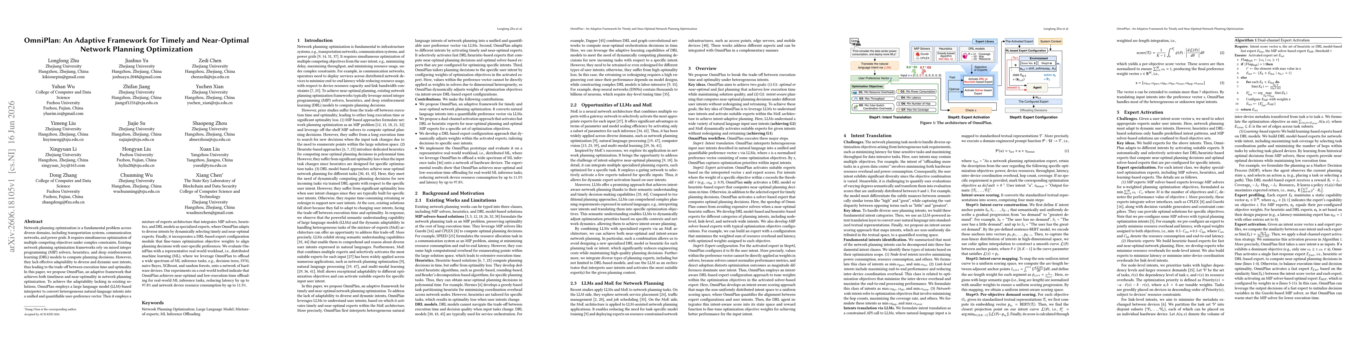 Thumbnail for OmniPlan: An Adaptive Framework for Timely and Near-Optimal Network Planning Optimization