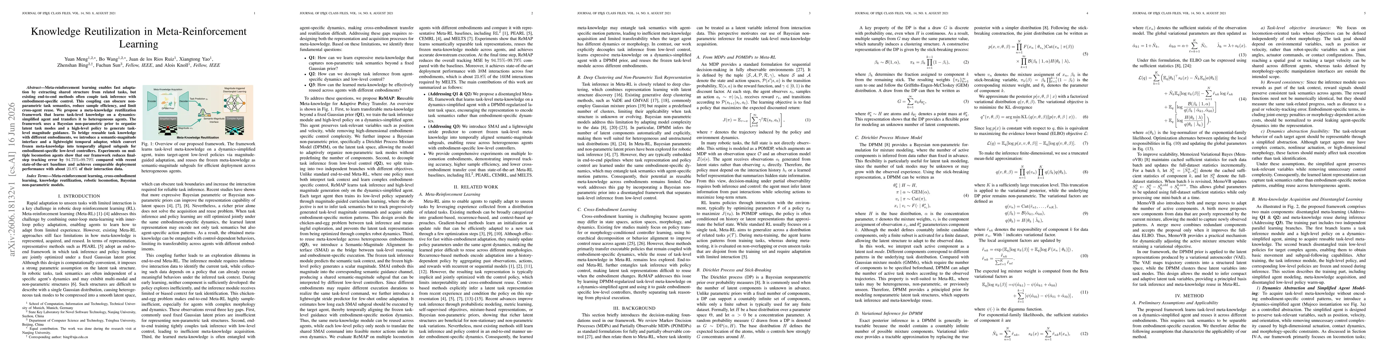 Thumbnail for Knowledge Reutilization in Meta-Reinforcement Learning