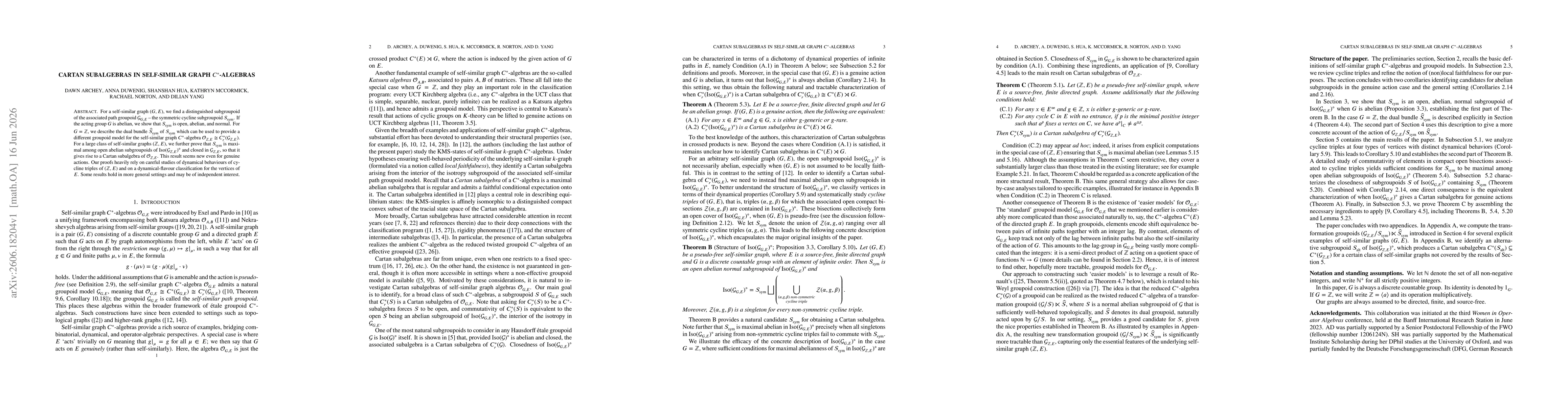 Thumbnail for Cartan subalgebras in self-similar graph $C^*$-algebras