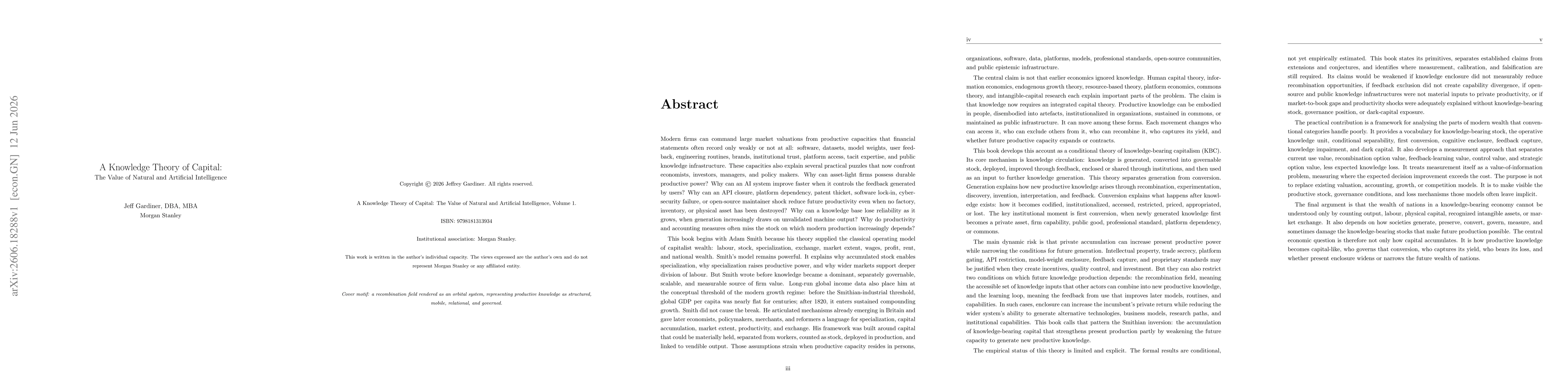 Thumbnail for A Knowledge Theory of Capital:The Value of Natural and Artificial Intelligence